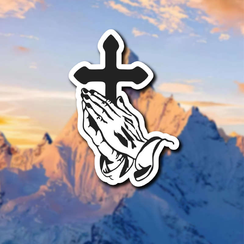 1pc Jesus Christian Themed Stickers