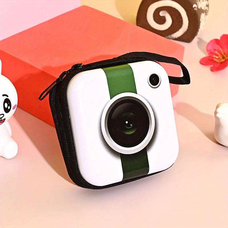 1pc New Trendy Coin Purse Record Tape Coin Purse Data Cable Headphone Storage Bag