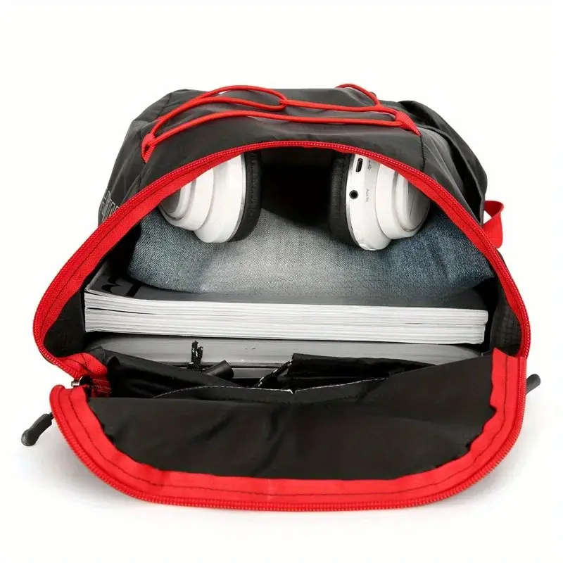 1pc Ultralight Durable Foldable Backpack For Hiking Cycling And Traveling Adjustable Shoulder Straps