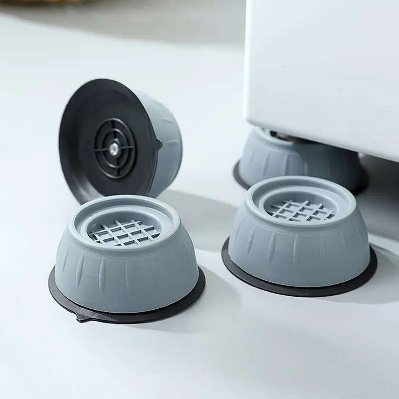 4pcs Anti-Vibration Washing Machine Pads Non-Slip Shock-Absorbing Noise-Reducing Mats for Washing Ma
