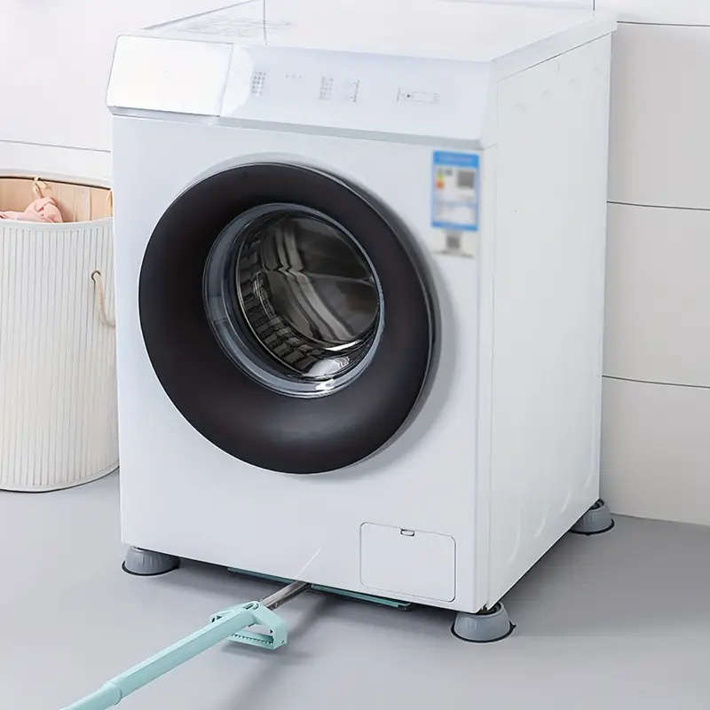 4pcs Anti-Vibration Washing Machine Pads Non-Slip Shock-Absorbing Noise-Reducing Mats for Washing Ma