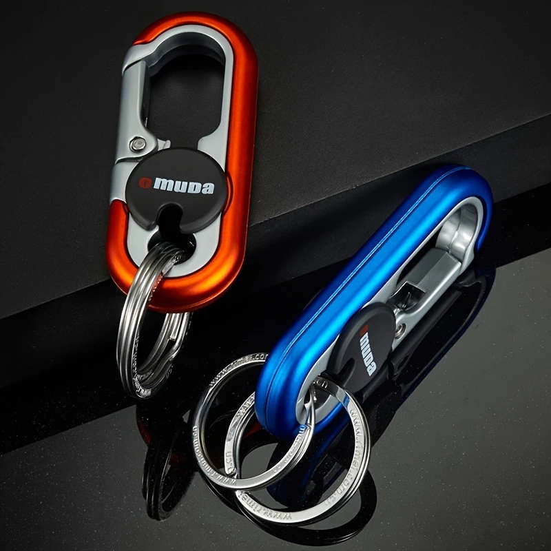 1pc Metal Alloy Car Key Chain Perfect for Men's Waist Hanging Color sent randomly
