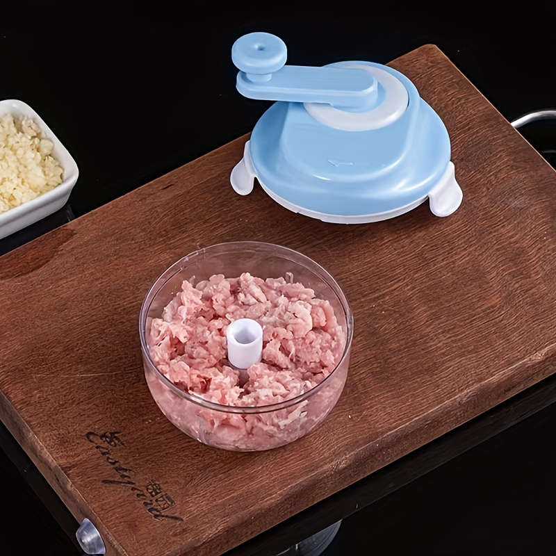 1pc Kitchencraft Multifunctional Manual Garlic Grinder Uncharged Plastic Seasoning Mixer with