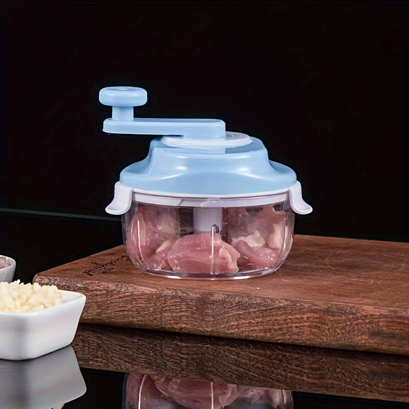 1pc Kitchencraft Multifunctional Manual Garlic Grinder Uncharged Plastic Seasoning Mixer with