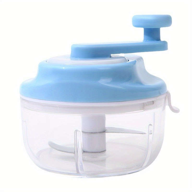 1pc Kitchencraft Multifunctional Manual Garlic Grinder Uncharged Plastic Seasoning Mixer with