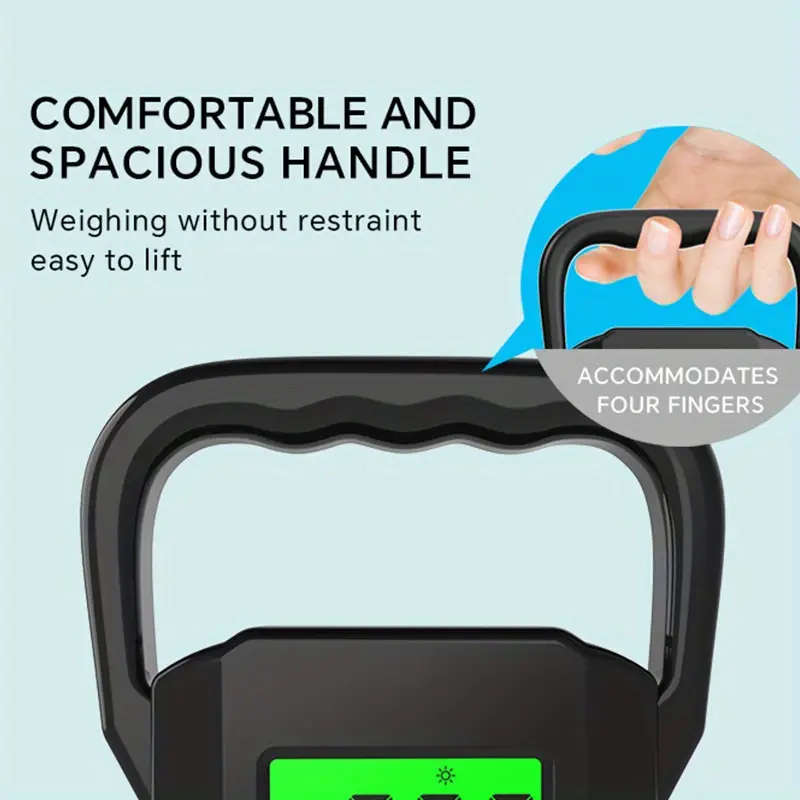 1pc Durable Digital Hanging Scale with Large Backlit LCD Display 60kg Capacity Ideal for Fishing Lug