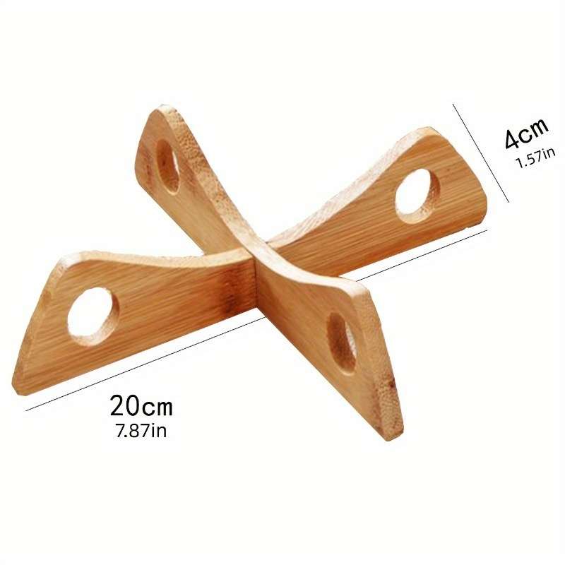 2pcs Wooden Trivets for Hot Dishes Heat Resistant and Decorative Kitchen Table Wood Underline