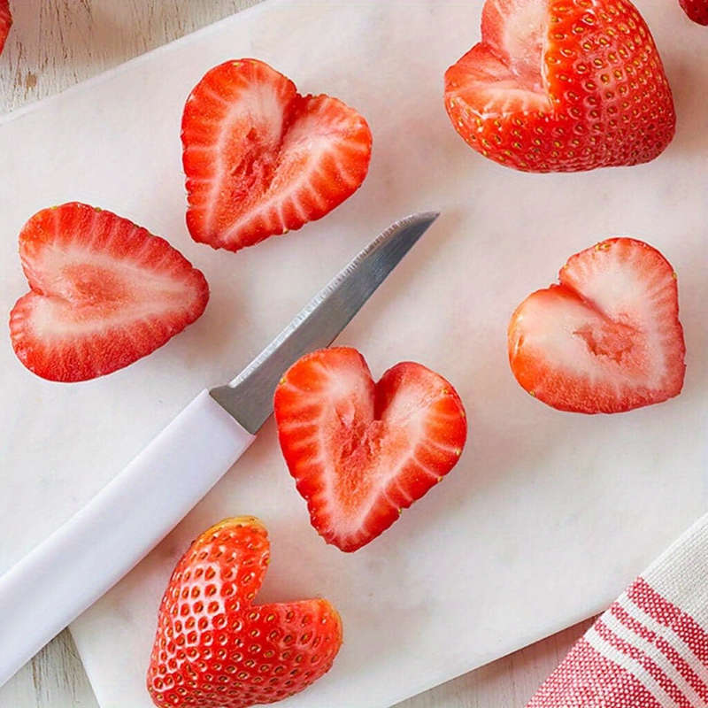 1pc Stainless Steel Paring Knife Set Multifunctional Fruit Corer and Slicer with Interchangeable