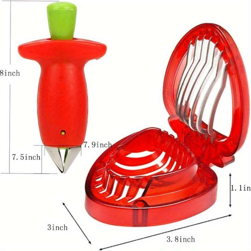 1pc Stainless Steel Paring Knife Set Multifunctional Fruit Corer and Slicer with Interchangeable