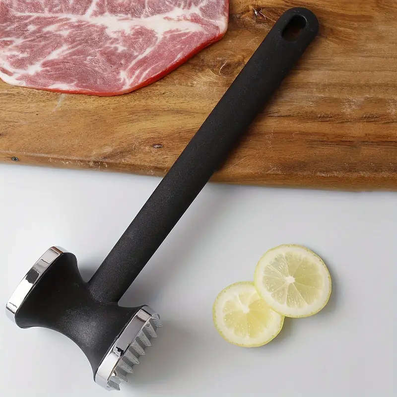 1pc Premium Zinc Alloy Meat Tenderizer Hammer Durable Metal Mallet for Tenderizing Steak Chicken