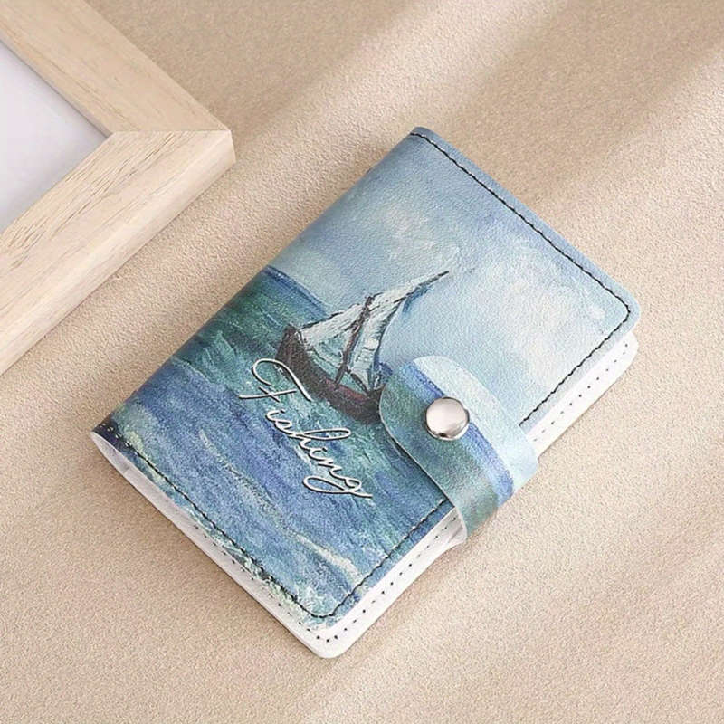 1pc Flower Anime Card Holder Holds 22 Card Slots Bank Card Holder ID Holder Large Capacity
