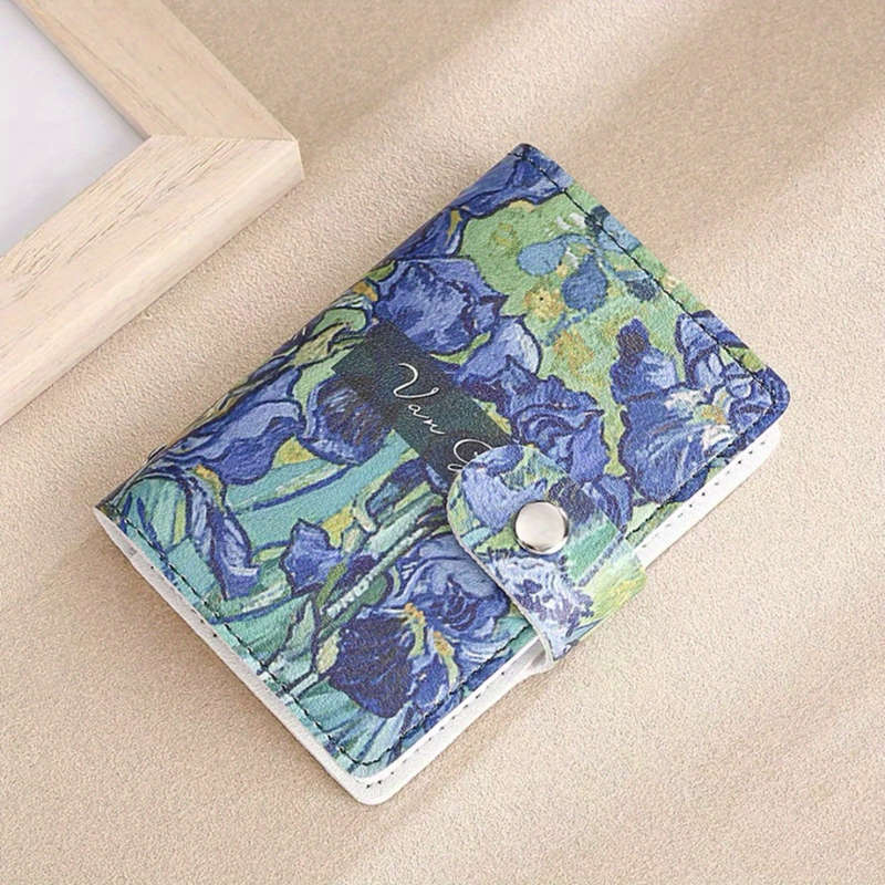 1pc Flower Anime Card Holder Holds 22 Card Slots Bank Card Holder ID Holder Large Capacity