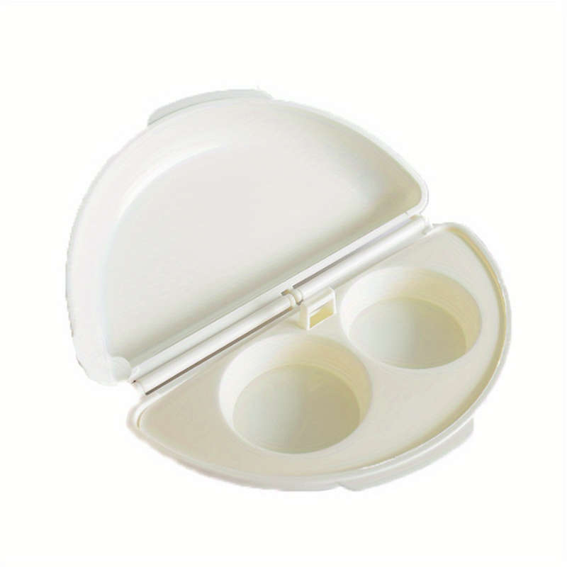 1pc Microwave Egg Poacher with Mushrooms Bell Peppers Easy-Clean Plastic Kitchen Tool for P
