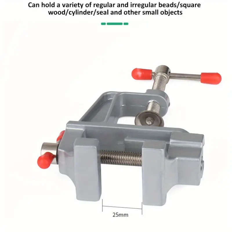 Aluminum Miniature Small Jewelers Hobby Clamp On Table Bench Vise Mini Tool Vice Muliti-Funcational