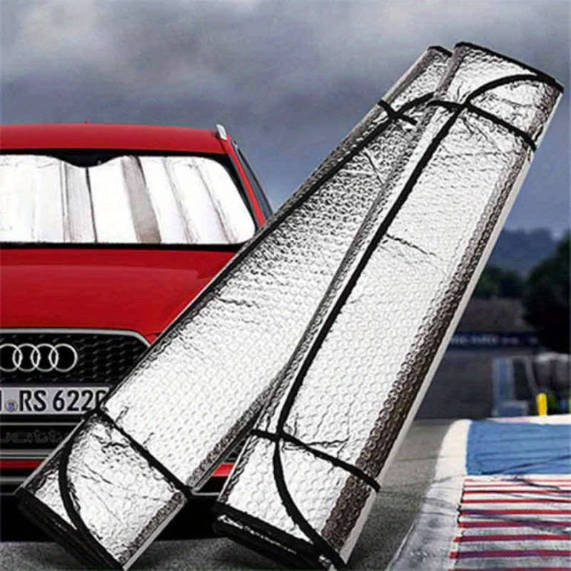 1pc Premium Car Sunshade Front Windshield UV Protection Heat Insulation Light Blocking for Summer Co