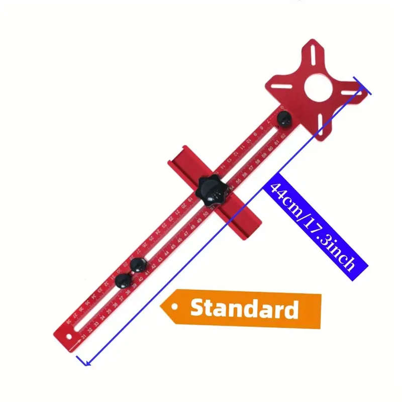 3-in-1 Extended Router Milling Groove Bracket Aluminum Alloy Woodworking Cutting and Milling Circula