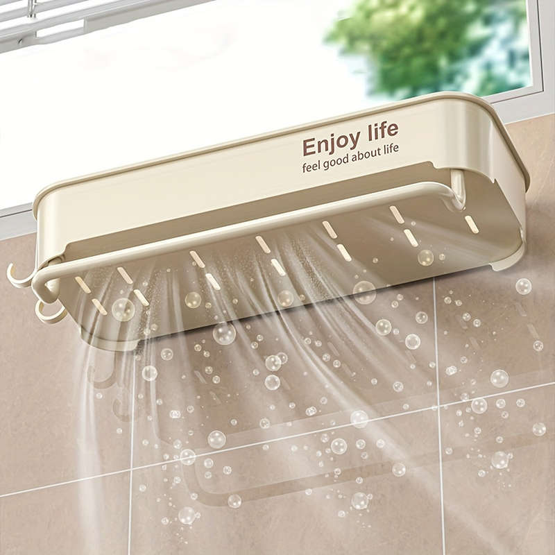 1pc Thickened Multi-Color Easy-Install 1pc Kitchen Sink Organizer No-Drill Storage Rack for Spice