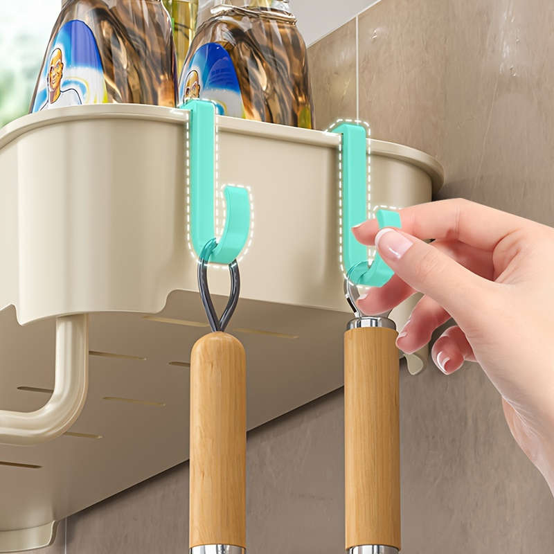 1pc Thickened Multi-Color Easy-Install 1pc Kitchen Sink Organizer No-Drill Storage Rack for Spice