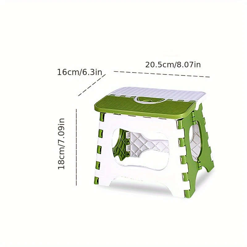 1pc Non-Electric Compact Folding Stool Portable Space-Saving Design for Home Outdoor Use Ideal