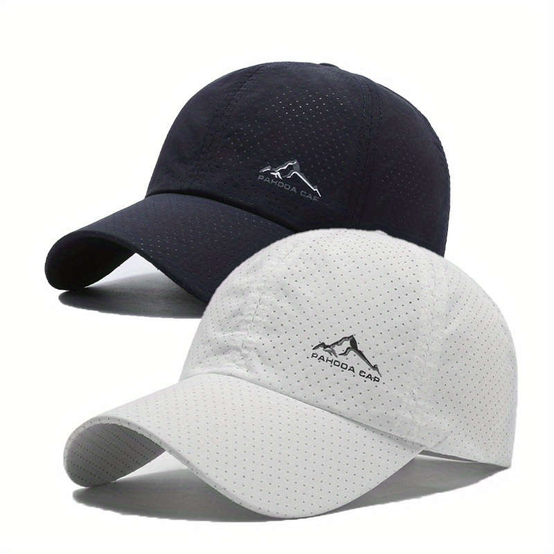Hat  White And Navy Blue