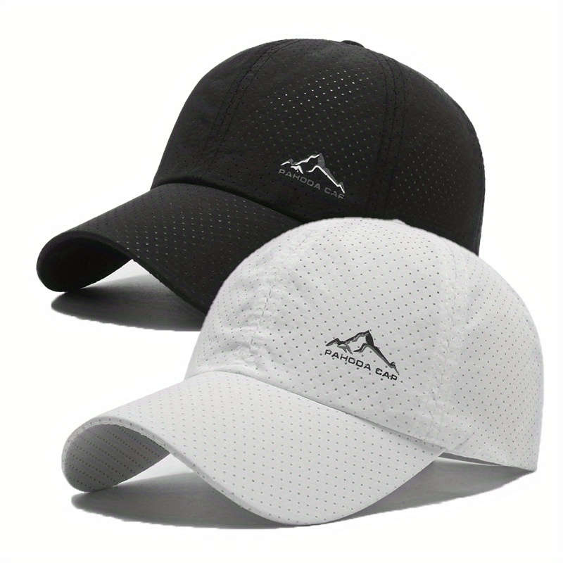 Hat  White And Navy Blue