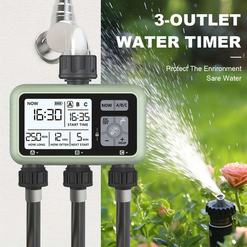 1Pc Water Timer Adjustable 3Mode Program Control