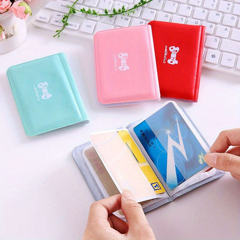 1pc 1 Cute Bow Card Holder a Stylish And Simple Card Case for Women with 12 Card Slots Perfect fo