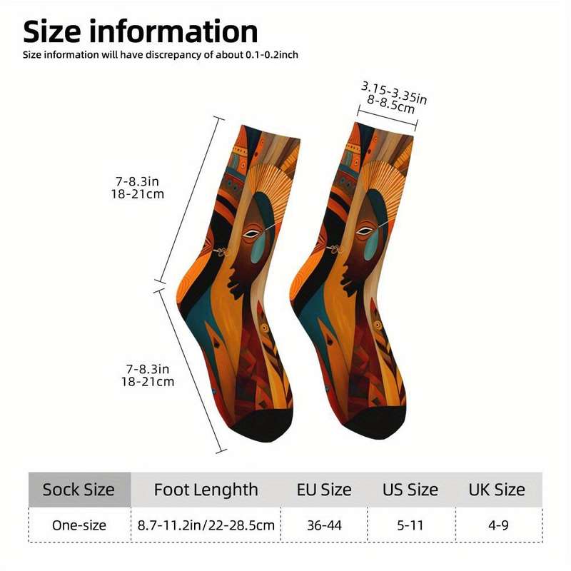 1 Pair Multicolor One Size Socks