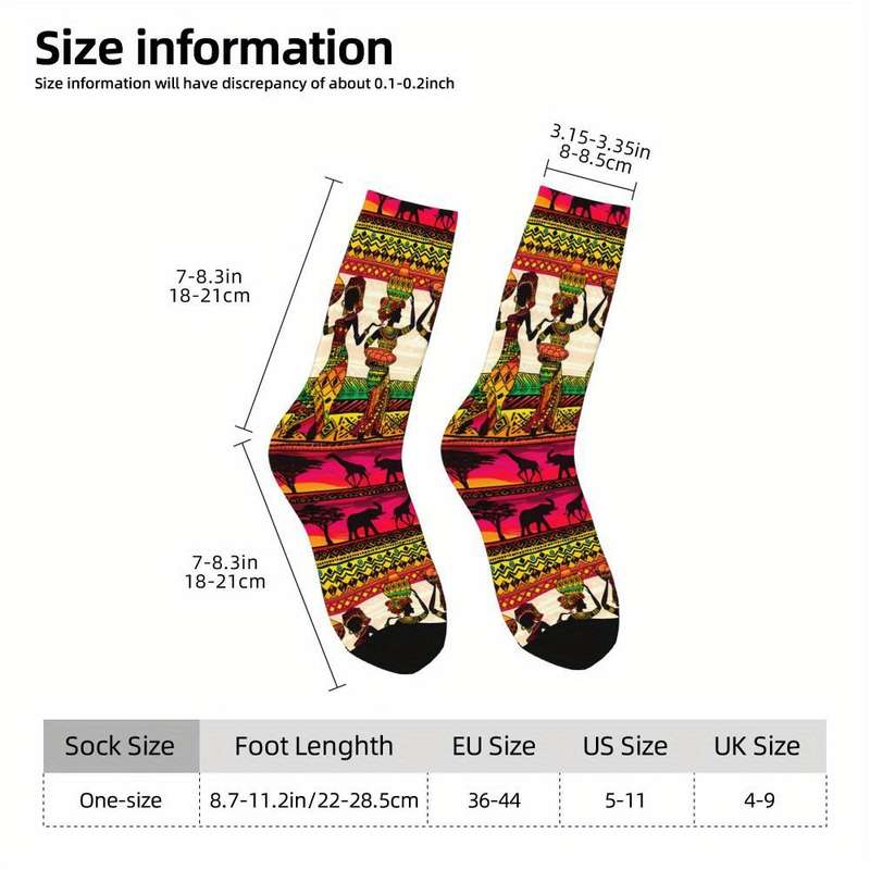 1 Pair Multicolor One Size Socks