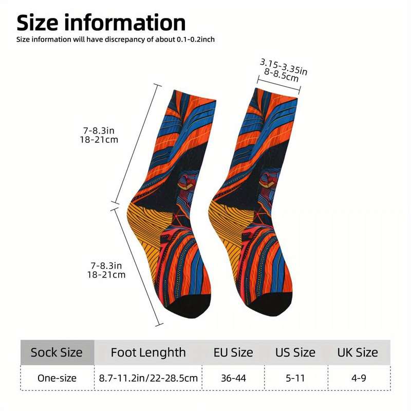 1 Pair Multicolor One Size Socks