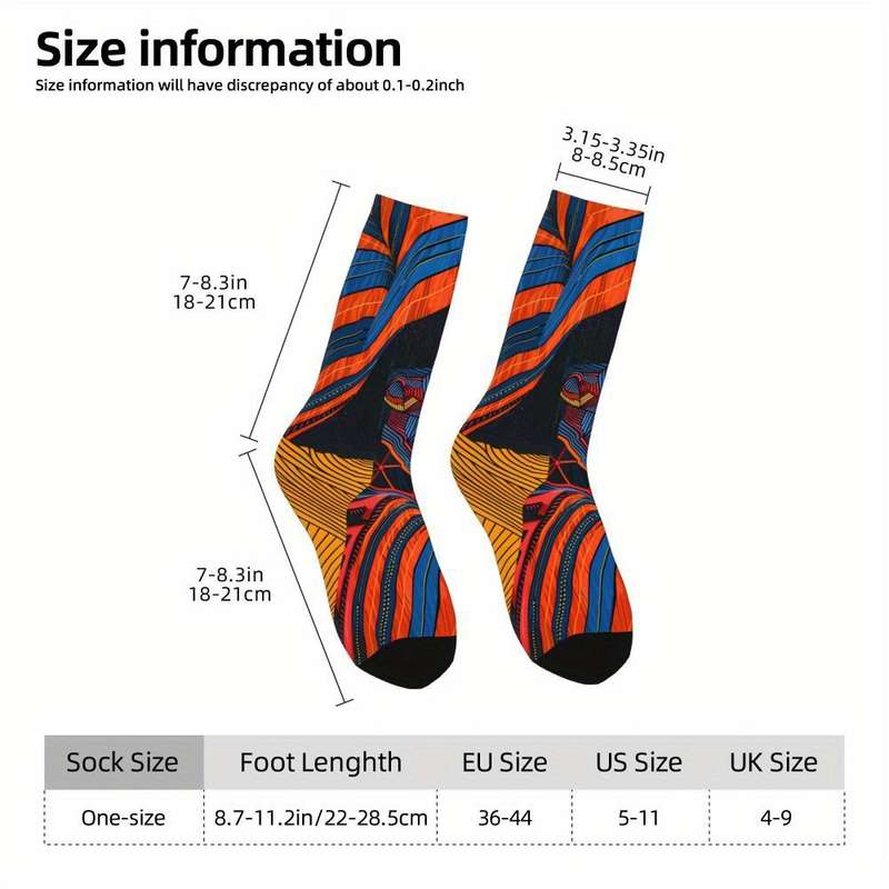 1 Pair Multicolor One Size Socks