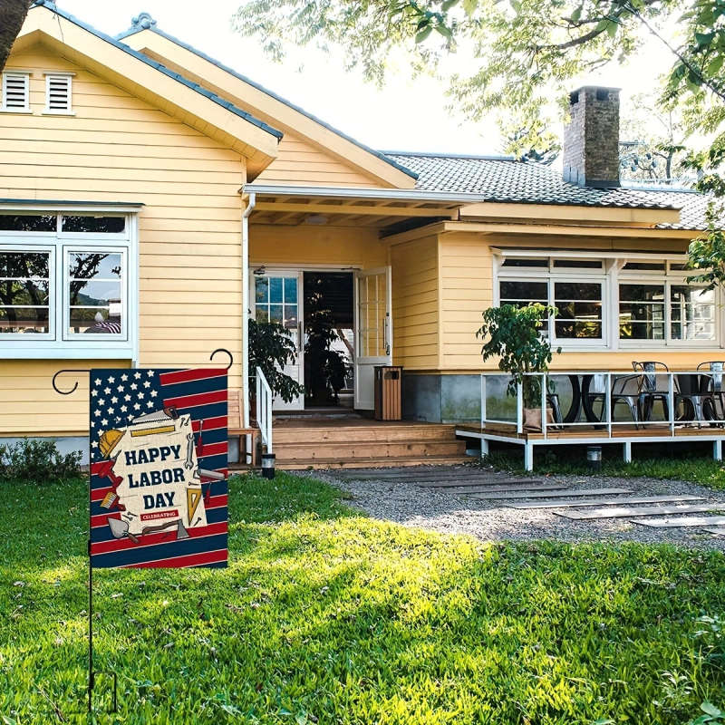 Durable Patriotic American Flag Garden Flag