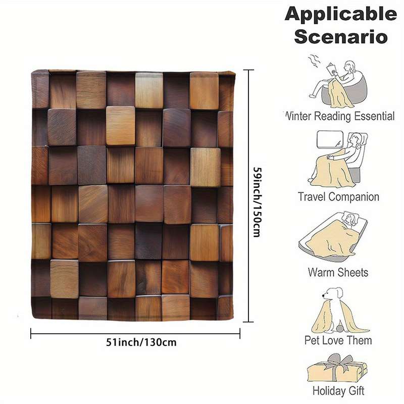 1ps Blanket Color Polychrome size 180x220cm