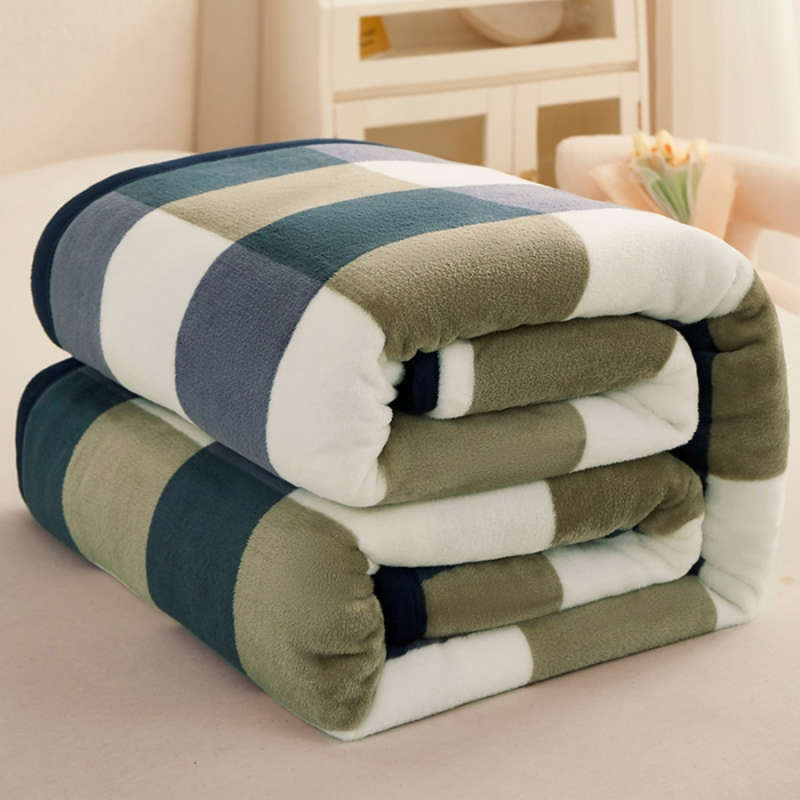 1ps Blanket Color Blue And White size 150x200cm