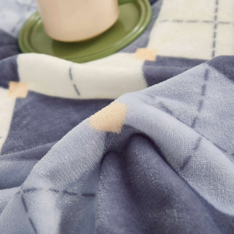 1ps Blanket Color Blue And White size 150x200cm