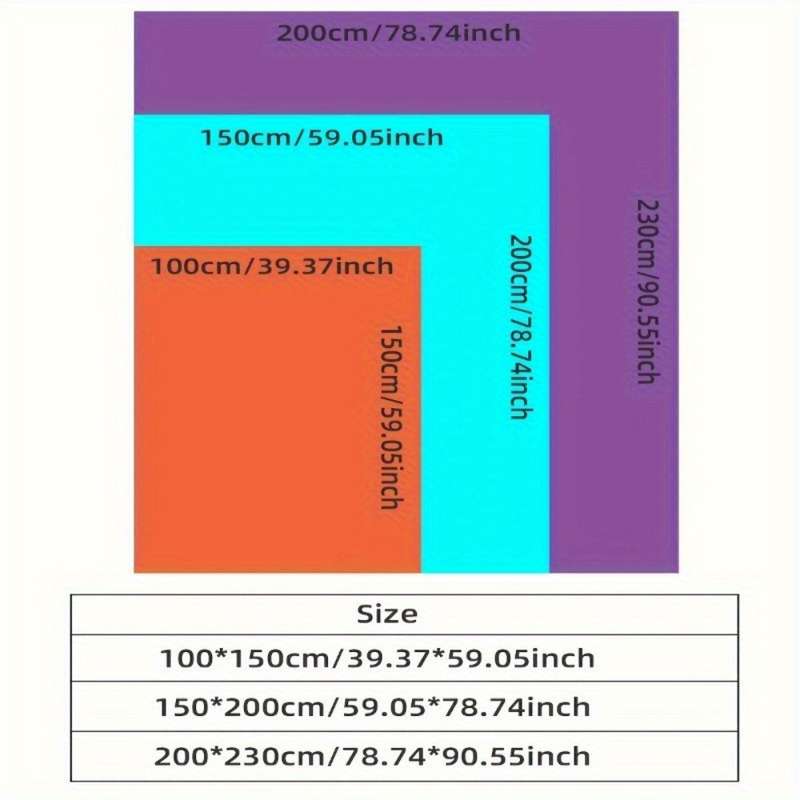 1ps Blanket Color Blue And White size 150x200cm