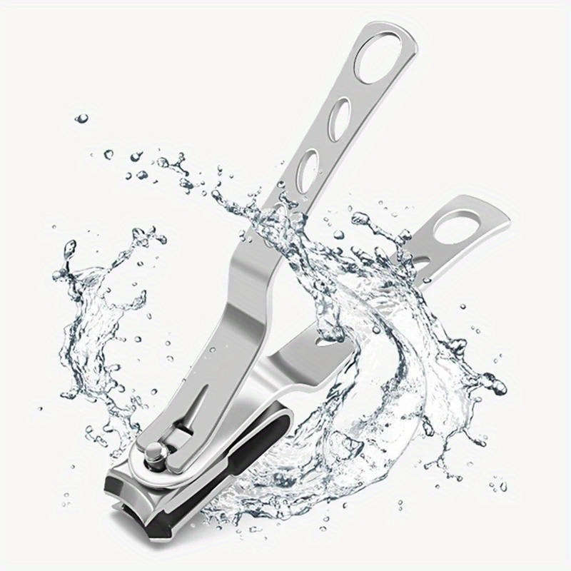 1pc Premium Stainless Steel Nail Clipper with 360-Degree Rotating Head Hypoallergenic Modern