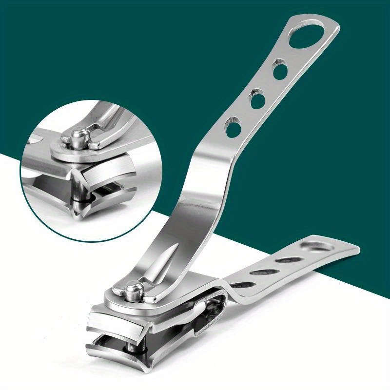 1pc Premium Stainless Steel Nail Clipper with 360-Degree Rotating Head Hypoallergenic Modern