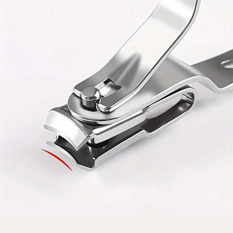 1pc Premium Stainless Steel Nail Clipper with 360-Degree Rotating Head Hypoallergenic Modern