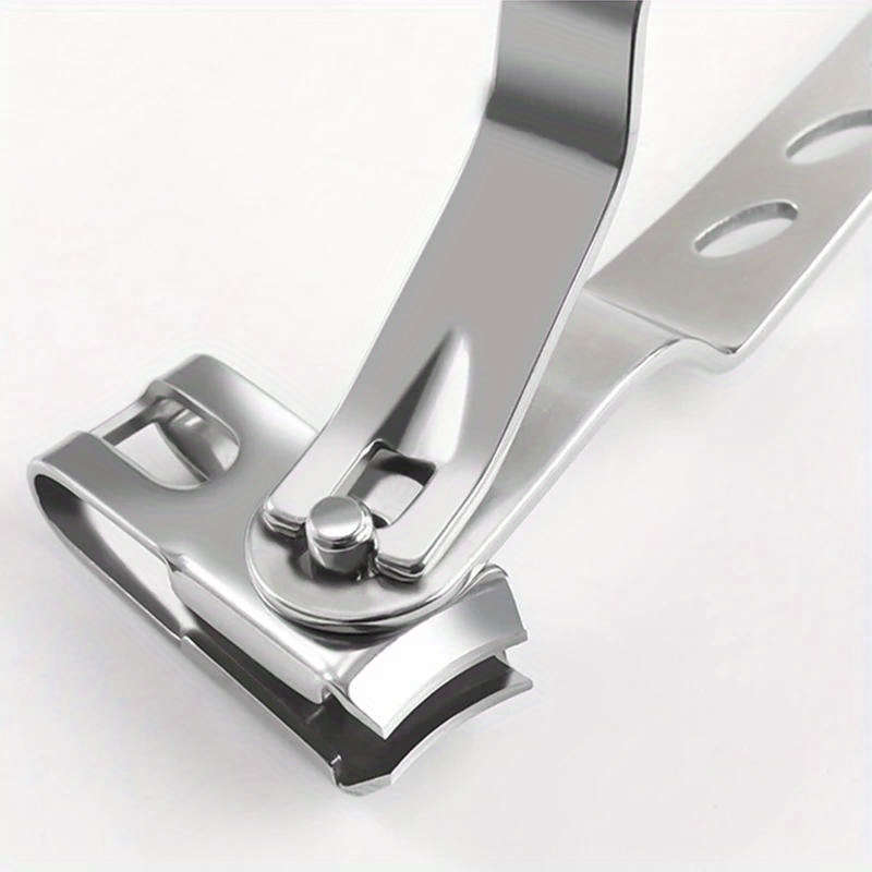 1pc Premium Stainless Steel Nail Clipper with 360-Degree Rotating Head Hypoallergenic Modern