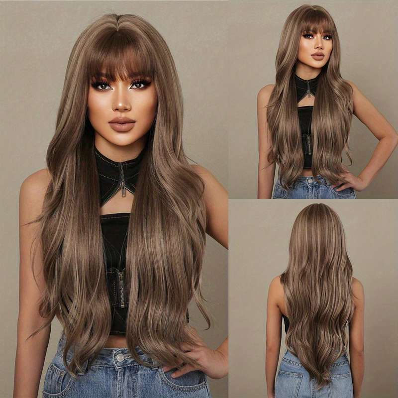 1Pc Ombre Brown 66.04cm Fashion Design Wig