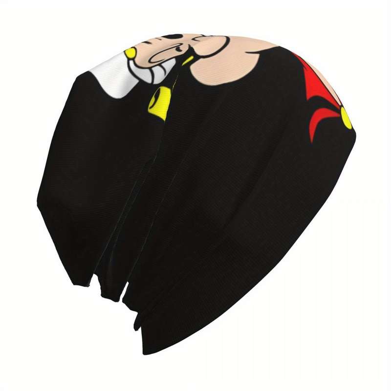 1pc Men's Anime Character Beanie Vintage Knit Polyester Spandex Blend Unisex Fashion Accessory