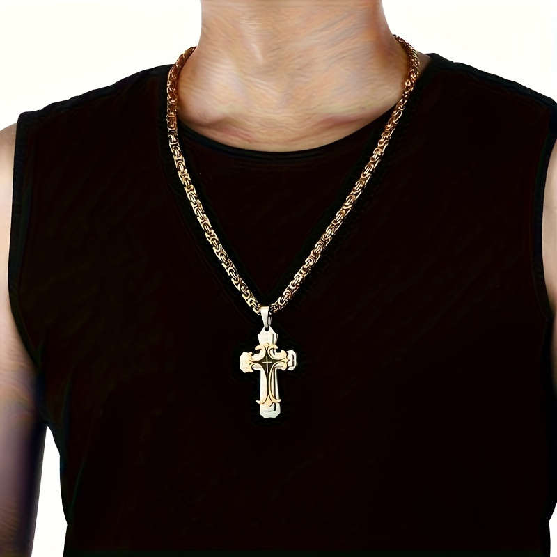 1 Piece Silvery Jesus Theme Pendant