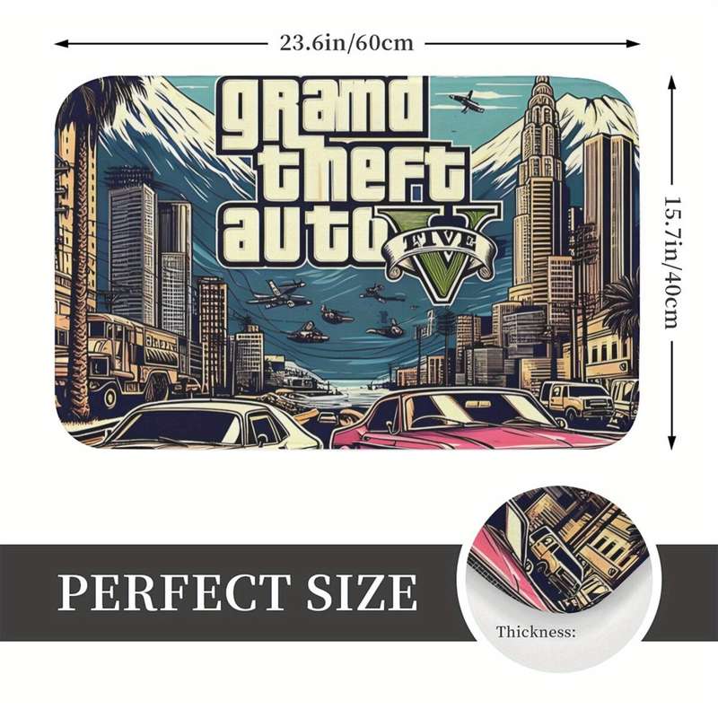 1Pc 40x60cm Art Floor Mat