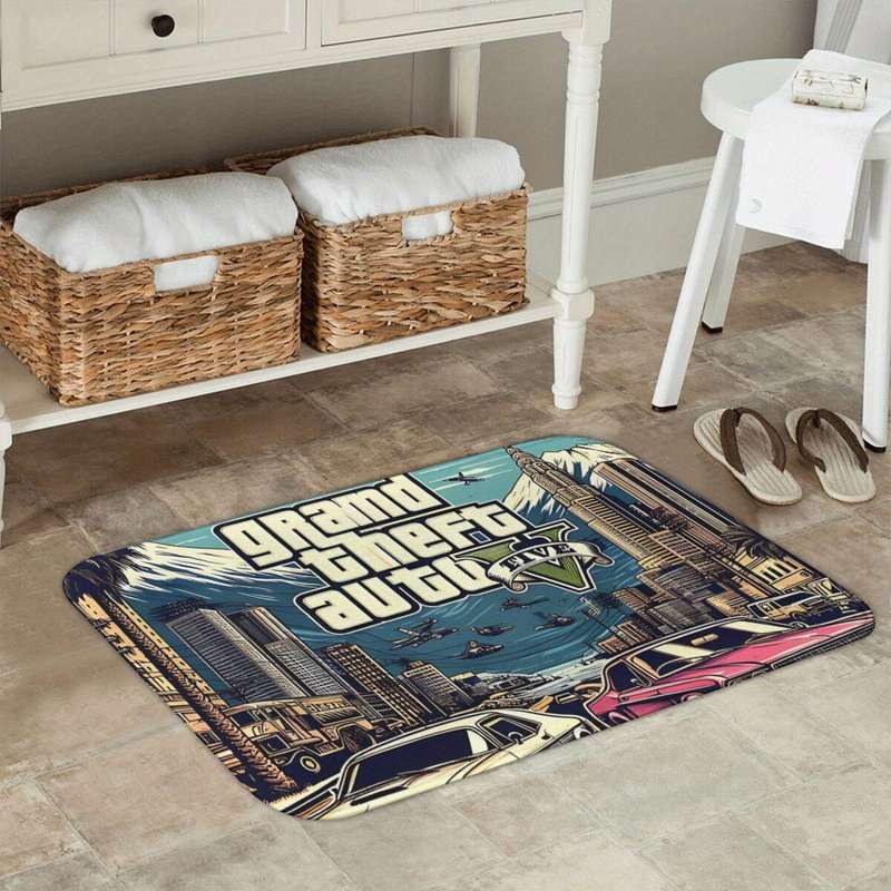 1Pc 40x60cm Art Floor Mat