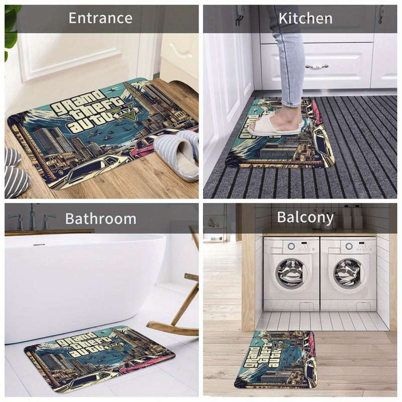 1Pc 40x60cm Art Floor Mat