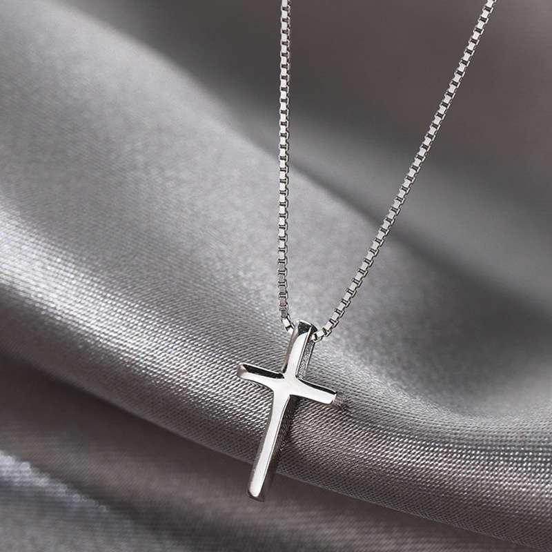 1 Piece Cross necklace stainless steel Jesus Theme Pendant
