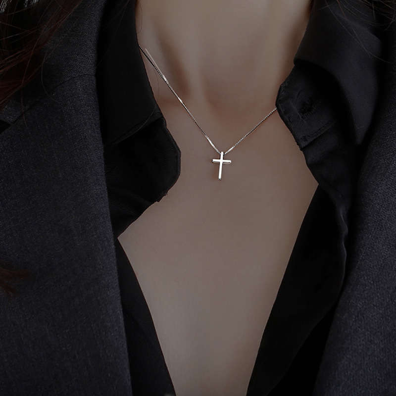 1 Piece Cross necklace stainless steel Jesus Theme Pendant