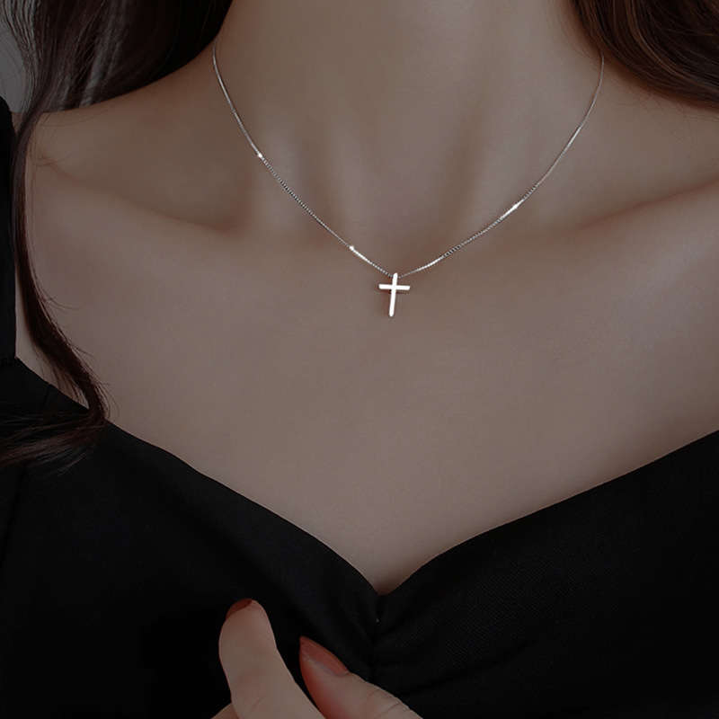 1 Piece Cross necklace stainless steel Jesus Theme Pendant
