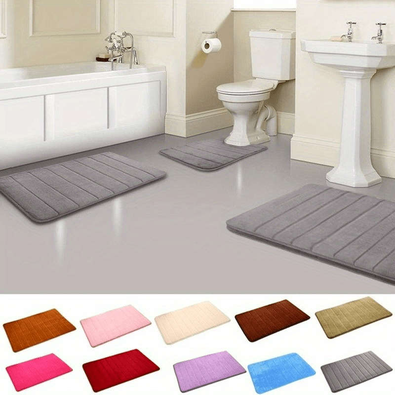 1Pc Brown Floor Mat